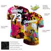 Customized Baseball T-Shirt Sports Jersey for Youth Men Women Teens Boys Girls Design Your Own Team Uniform Print Name Number Logo, Personalized Graffiti Casual Short Tee Shirts view 2