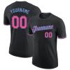 Pisting Black Baseball T-Shirt Customized Personalized Sports Jersey for Youth Men Women Teens Boys Girls Design Your Own Team Uniform Print Name Number Logo view 1