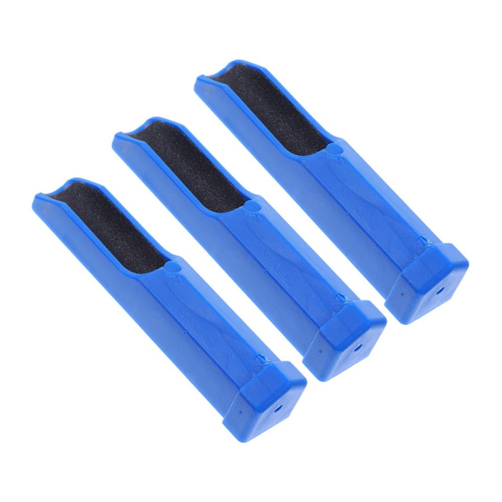 BESPORTBLE 3pcs Cue Tip Shaper Tool Portable Billiard Cue Tip Repairer for Enhanced Chalk Grip Durable Plastic Material Easy to Use