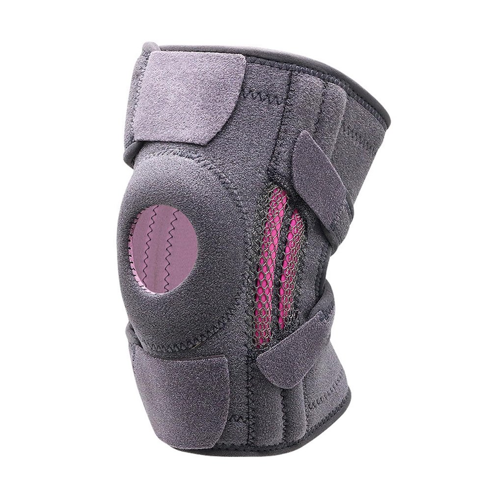 CXML&DASHE Knee Braces, Non Slip Knee Support Wrap, for Knee Pain, Meniscus Tear, ACL, MCL, Arthritis, Working Out Injury Recovery (Gray)