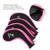 10pcs Golf Club Iron Head Covers Neoprene Golf Headcovers Golf Iron Head Covers Golf Club Head Covers Accessory Fits Most Clubs view 3