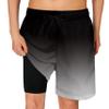Cozople Teen Boys Swim Trunks with Boxer Brief Liner Bathing Suit Novelty Dark Graphic Swimming Shorts Quick Dry Stretchy Compression Anti Chafe Swimsuit Size 14 view 1