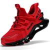 Ezkrwxn Running Shoes for Women Sneakers Size 7 Red Slip on Gym Workout Athletic Tennis Walking Shoe view 1