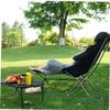 GOOHOCHY Portable Folding Footrest Stool for Camping Lightweight Adjustable Foot Recliner Storage Pouch for Outdoor Use and Relaxation view 4