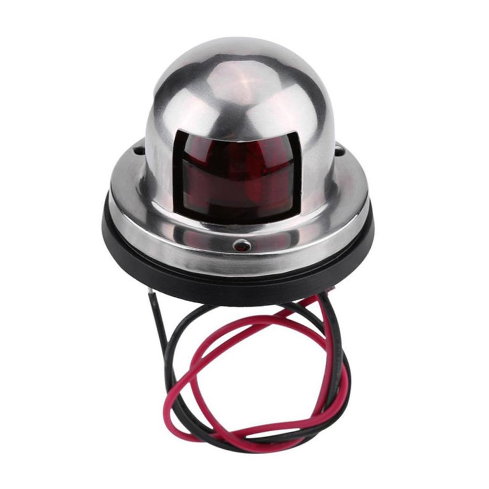 GOOHOCHY Led Boat Signal Lights Durable Red Lamps for Trailers Yachts Rvs Multi-function Stop Turn and Tail Light
