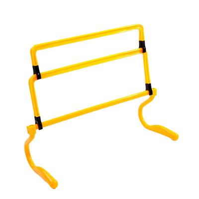 LIOOBO Removable Training Hurdles Yellow Agility Equipment for Soccer and Football Drills for Speed Footwork and Cardio Training and Stable Design for Outdoor Use