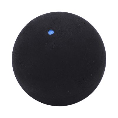 Locadence 37mm Squash Ball, Portable Wear Resistant Rubber Single Dot Squash Racket Balls for Beginners and Intermediate Entertainment Competition Training (Single Blue dot)
