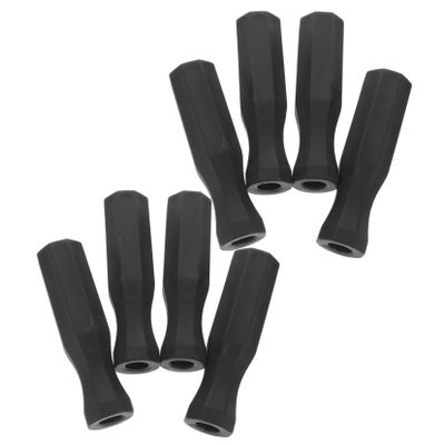 Parliky 8pcs Foosball Table Grip Handles Professional Replacement Compact PVC Material Easy Installation
