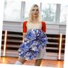 HANABASS 2pcs Metallic Foil Cheerleader Hand Pompoms Vibrant Cheer for Sports Events Dance and Celebrations Lightweight Handle for Easy Use view 2