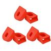Outanaya 6pcs Crank Arm Protectors Durable Covers for Mountain and Road Bikes Shock-Resistant and Wear-Resistant Fit Red view 1
