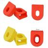 Outanaya 6pcs Crank Arm Protectors Durable Covers for Mountain and Road Bikes Shock-Resistant and Wear-Resistant Fit Red view 3