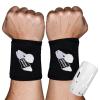 Kettlebell Wrist Guards, Shock Absorbing Wrist Band Protection with Plastic Support, Soft Sweat Absorbent Material Sleeve Athletics Sweatband, Workout Strength Training Weightlifting (1 Pair) view 1