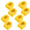 Outanaya 8pcs Crank Arm Protectors Wear-Resistant Silicone Covers for Mountain Road Bikes Yellow Fit for Cranksets Shock Scratch Protection view 1