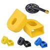 Outanaya 8pcs Crank Arm Protectors Wear-Resistant Silicone Covers for Mountain Road Bikes Yellow Fit for Cranksets Shock Scratch Protection view 4