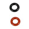 BESPORTBLE 2pcs Golf Weighted Swing Rings for Training Improve Skills Suitable for All Levels Black and Red Color Golf Enthusiasts view 1