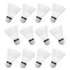 Lily Brown 12Pcs White Badminton Plastic Shuttlecocks Indoor Outdoor Gym Sports Accessories Shuttlecocks Badminton Kids view 1