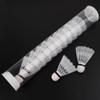 Lily Brown 12Pcs White Badminton Plastic Shuttlecocks Indoor Outdoor Gym Sports Accessories Shuttlecocks Badminton Kids view 4