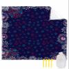 Independence Day Beach Blanket Large with Stakes Waterproof Sandproof Beach Mat with Corner Pockets for Outdoor Travel Camping Hiking Picnic Essentials,Blue Star Freedom Stripes Patriotic Flag 83"x79" view 1