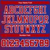 Custom Basketball Jersey Suits Blue Red Print Logo Team Name Number Personalized Sports Shirt and Shorts Set for Men Women Youth Boys Girls view 4