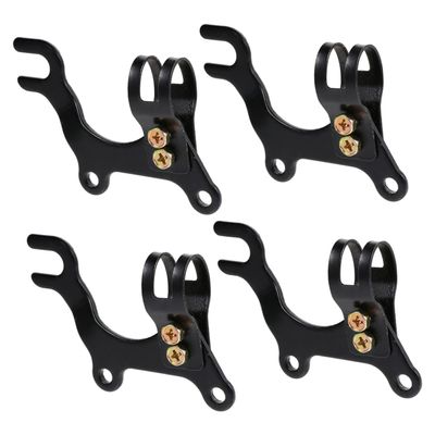 HANABASS 4pcs Bike Disc Brake Caliper Adapter Disc Brake Bracket for Bicycle Material Easy Installation