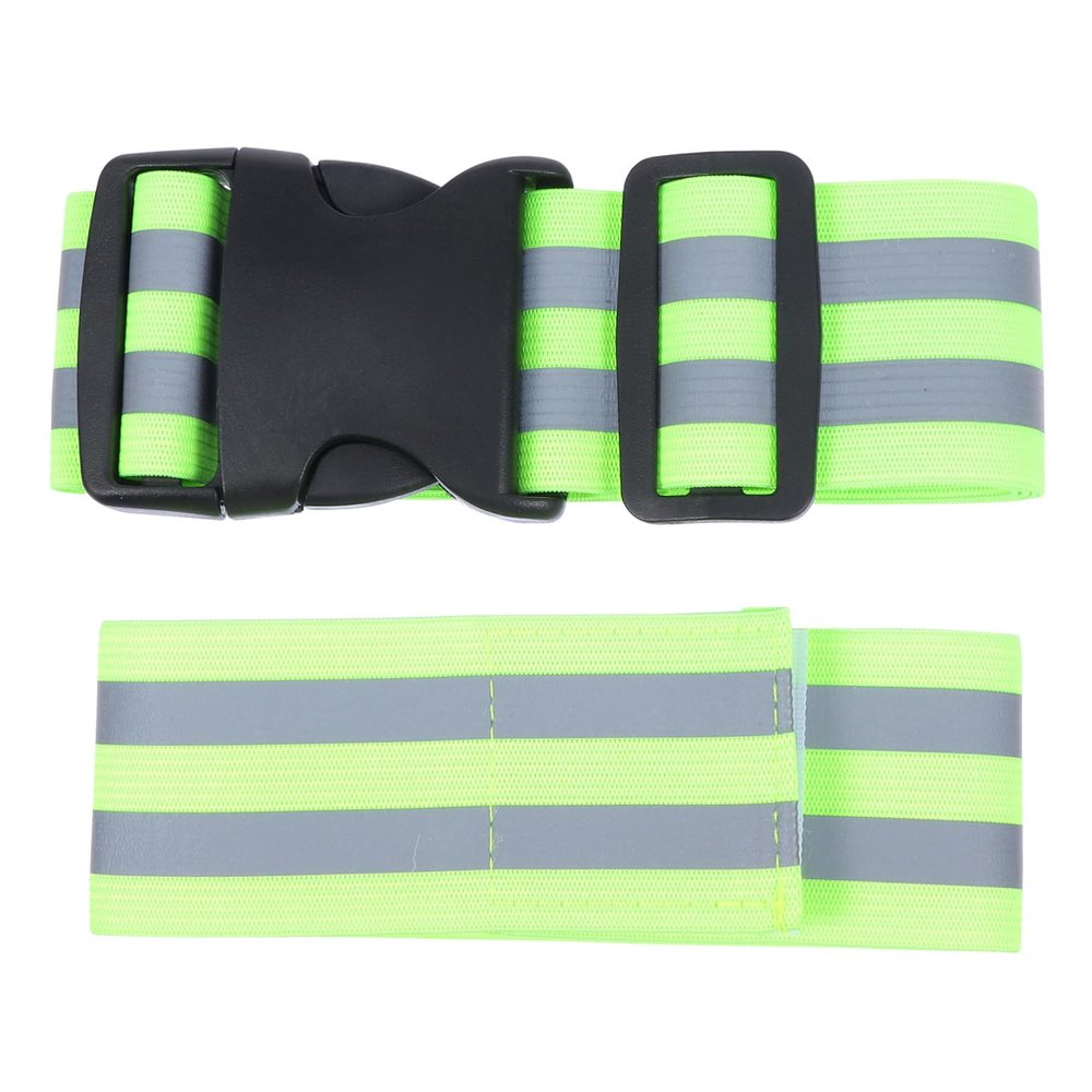 HANABASS 2 Pcs Reflective Arm Straps for Night Running and Cycling Adjustable Reflective Safety Belt for Men and Women for Increased Safety