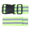 HANABASS 2 Pcs Reflective Arm Straps for Night Running and Cycling Adjustable Reflective Safety Belt for Men and Women for Increased Safety view 1