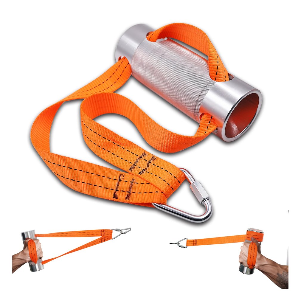 Arm Wrestling Exercise Handle 3in Thick Wrist Rolling Grip Wrist and Forearm Exerciser Multi Spinner Workout Handle