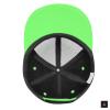 MULIHU Dutch Windmills Snapback Hat Flat Bill Hat Baseball Cap for Men Women Flat Brim Hats Green view 3
