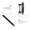 HANABASS 1set Folding Aluminum Alloy Camping Lamp Stand Lightweight Portable Light Holder for Outdoor Adventures for Hiking Fishing and Picnics view 3