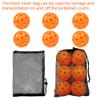Spunspon 24 Pack Pickleball Balls, 40 Holes Outdoor Pickleballs, High Elasticity & Durable Pickle Balls for All Style Pickleball Paddles(Orange) view 2