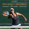 Spunspon 24 Pack Pickleball Balls, 40 Holes Outdoor Pickleballs, High Elasticity & Durable Pickle Balls for All Style Pickleball Paddles(Orange) view 4