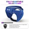Gelozid Adjustable Wrestling Headgear for BJJ, MMA Grappling and Training, Ear Guard and Cauliflower Protection Helmet (Large, 20.7-24.6in, Blue) view 3