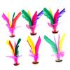 Hohopeti Goose Shuttlecock 6pcs Random Colors Kicking Shuttlecock Toy Chinese Foot Sports Game view 1
