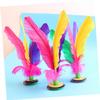 Hohopeti Goose Shuttlecock 6pcs Random Colors Kicking Shuttlecock Toy Chinese Foot Sports Game view 4