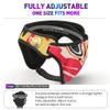 Gelozid Adjustable Wrestling Headgear for BJJ, Sparring, MMA Grappling and Training, Wrestling Ear Guard and Cauliflower Protection Helmet(Large, 20.7-24.6in,Black and Red) view 3