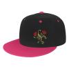 MULIHU Scorpion and Rose Snapback Hat Flat Bill Hat Baseball Cap for Men Women Flat Brim Hats view 1
