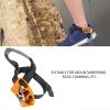 Locadence Adjustable Climbing Ascender, Right Left Foot Ascender Riser, Climbing Mountaineering Equipment for Rock Climbing, Fire Rescue (Right Foot) view 2