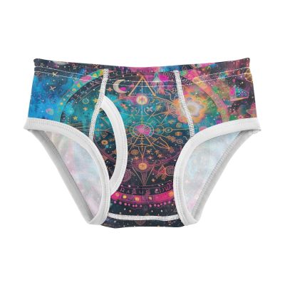 ALAZA Solar System Planet Constellation Boys' Briefs Soft Underwear Available in Sizes 6y Multicolor