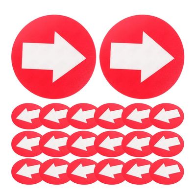 Toddmomy 20pcs Reflective Arrow Stickers Direction Markers for Outdoor Camping Hiking and Hunting Bright Fluorescent Adhesive Trail Indicators