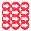 Toddmomy 20pcs Reflective Arrow Stickers Direction Markers for Outdoor Camping Hiking and Hunting Bright Fluorescent Adhesive Trail Indicators view 2