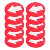 Toddmomy 20pcs Reflective Arrow Stickers Direction Markers for Outdoor Camping Hiking and Hunting Bright Fluorescent Adhesive Trail Indicators view 3