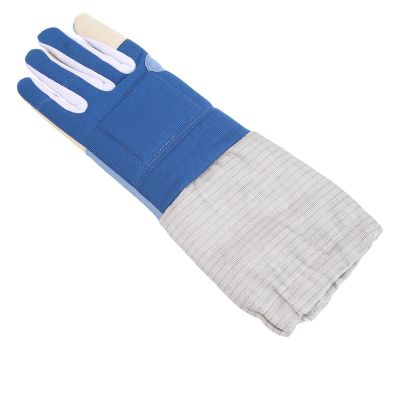 Uxsiya Professional Left Handed Fencing Glove, Anti Slip Glove for Foil, Epee, and Saber Fencing Matches and Training (M for Size 11 12 13)