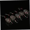 Anneome 8pcs Portable Fishing Bait Cages Stainless Steel Lure Cage Fish Basket for Fishing Lovers view 2