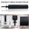 YYEDHEE Single Leg Squat Roller, Adjustable Split Squat Foam Hook Leg Leg Extension and Curl Machine Square Tubes Rack (530x26mm) view 3
