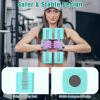 Adjustable Dumbbells Set of 2, 5-in-1 Adjustable Weight Dumbbells for Women/Men, 3lb/5lb/7lb/9lb/11lb Dumbbell Weights Set for Home Gym Workout (Blue) view 4