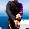 SCUBAPRO Definition Steamer Scuba Diving Wetsuit, 3mm Women Back Zip Neoprene, M Tall, Black/Pink view 3