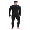 Zaldita Mens Long Sleeves Bodysuit Long Sleeve Unitard Front Zipper Leotard Jumpsuits Costume Black X-Large view 2