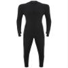 Zaldita Mens Long Sleeves Bodysuit Long Sleeve Unitard Front Zipper Leotard Jumpsuits Costume Black X-Large view 3