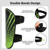 Shin Guards Soccer Youth Kids - Shin Guard for Boys Girls Teenagers 2-18 Years Old - Football Shin Pads Protection Equipment with Adjustable Straps - Green, M view 3