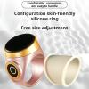 Makamsui Smart Ring Counter Electronic Hand Tally Counter Count Clicker, Waterproof Digital Display Finger Counter Rechargeable for Islamic Muslims, Golf, Goods Counting, Knitting Rose Gold view 2